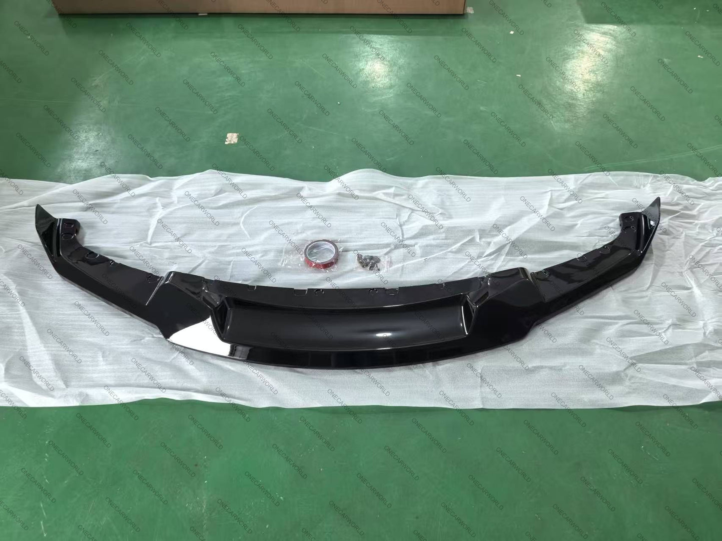 BMW 3 Series F30 F31 328i 330i 335i 340i 2012-2018 Front Lip MAD Style Gloss Black Onecarworld