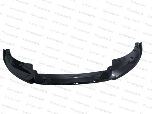 BMW 2021+ 4 Series G22 G23 M Sport Gloss Black 3D Style Front Bumper Lip Onecarworld