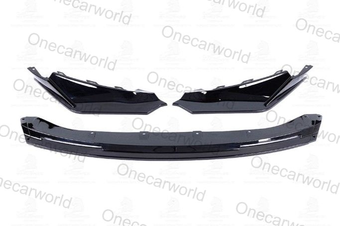 BMW G80/G82/G83 M3/M4 2021+ Sedan/Coupe/Convertible Black Front Bumper Lip Onecarworld