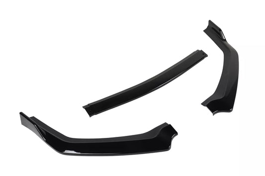 Ford Mustang 2015-2019 Glossy Black Front Bumper Lip Lower Spoiler Lip Protector - ONECARWORLD