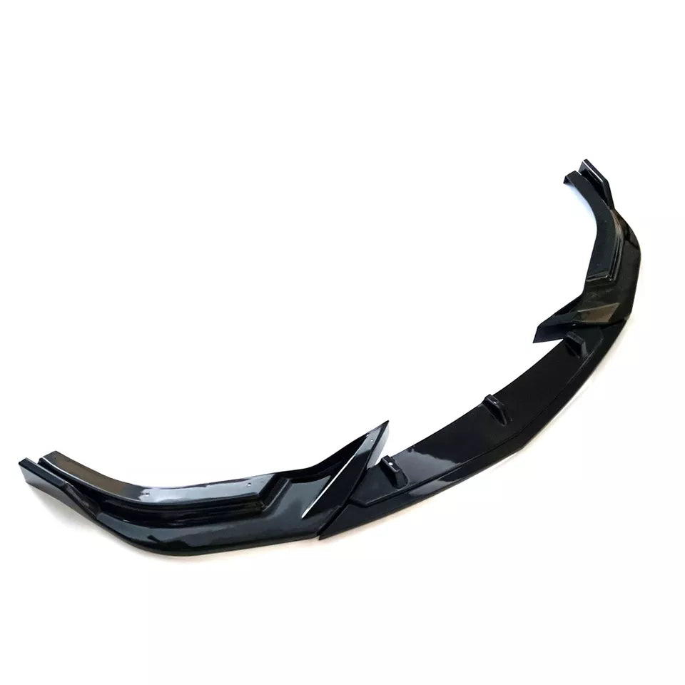 Malibu Chevrolet Car Front Bumper Lip 3 pcs Black Splitter Diffuser Lip Body Kit Spoiler Bumpers 2016-2022 - ONECARWORLD