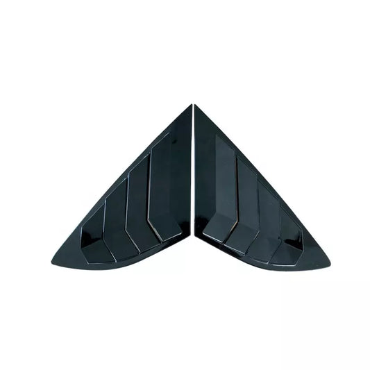 Side Vent Window Scoop Louver Cover Trim for Ford Fusion 2013-2018 gloss black - ONECARWORLD