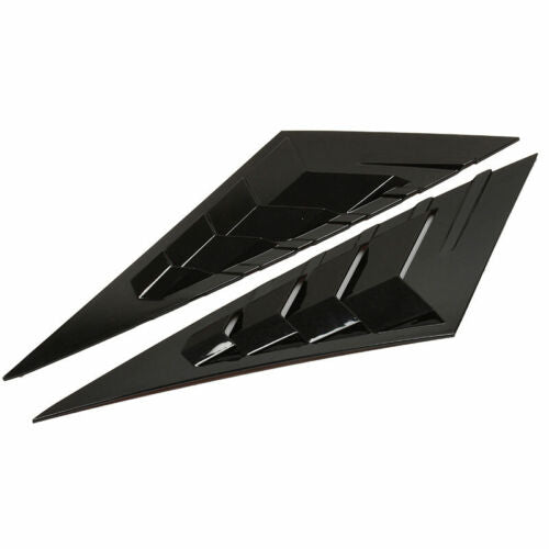 Side Vent Window Scoop Louver Cover Trim for Hyundai Elantra 2021-2022 gloss black - ONECARWORLD