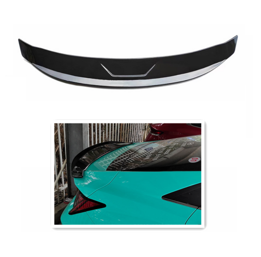Hyundai Elantra 2021-2024 High Quality Glossy Black Trunk Spoiler Body Kit - ONECARWORLD