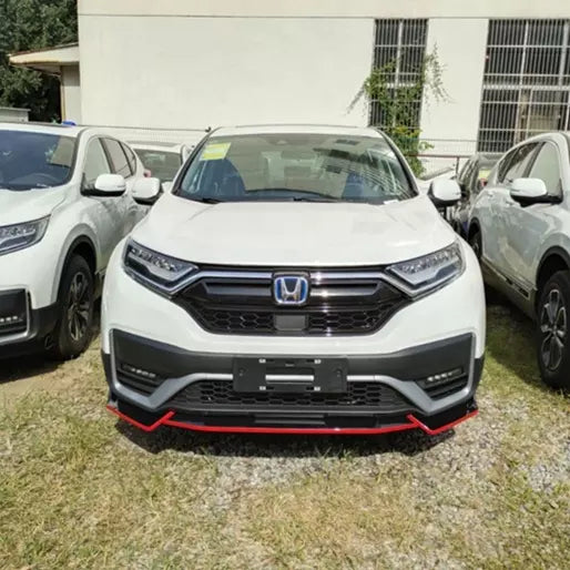 Honda CRV 2021-2022 FRONT BUMPER PROTECTOR LIP SPLITTER BODY KIT GLOSSY BLACK. - ONECARWORLD