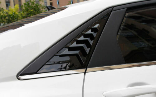 Side Vent Window Scoop Louver Cover Trim for Hyundai Elantra 2021-2022 gloss black - ONECARWORLD