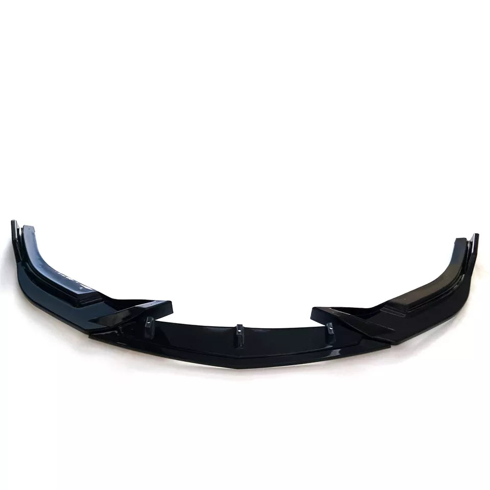 Malibu Chevrolet Car Front Bumper Lip 3 pcs Black Splitter Diffuser Lip Body Kit Spoiler Bumpers 2016-2022 - ONECARWORLD