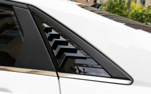 Side Vent Window Scoop Louver Cover Trim for Hyundai Elantra 2021-2022 gloss black - ONECARWORLD