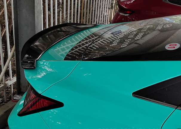 Hyundai Elantra 2021-2024 High Quality Glossy Black Trunk Spoiler Body Kit - ONECARWORLD