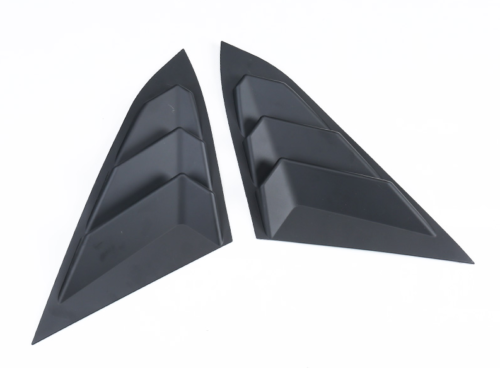 Side Vent Window Scoop Louver Cover Trim for Honda Civic 2016-2020 gloss black - ONECARWORLD