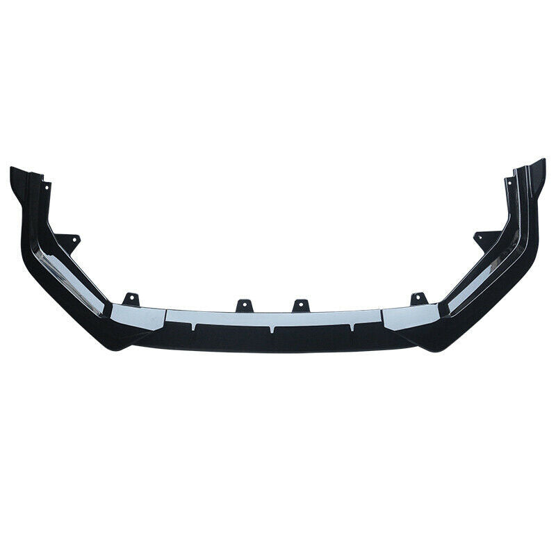 Honda Civic 11th Sedan 4Dr Front Bumper Lip Spoiler Gloss Black Fits 2021 2022 - ONECARWORLD