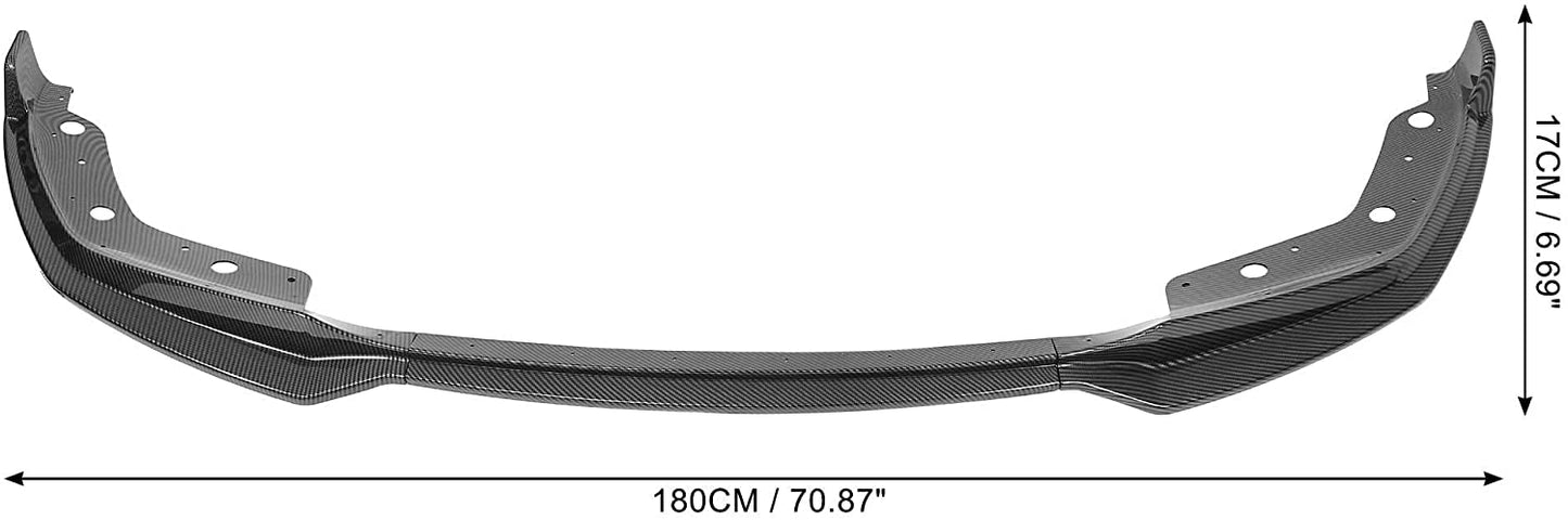 BMW Front Bumper Lip Splitter Kit Performance Style Glossy Black For G20 G80 G28i/330i/335xi/328D/320i M-Sport - ONECARWORLD