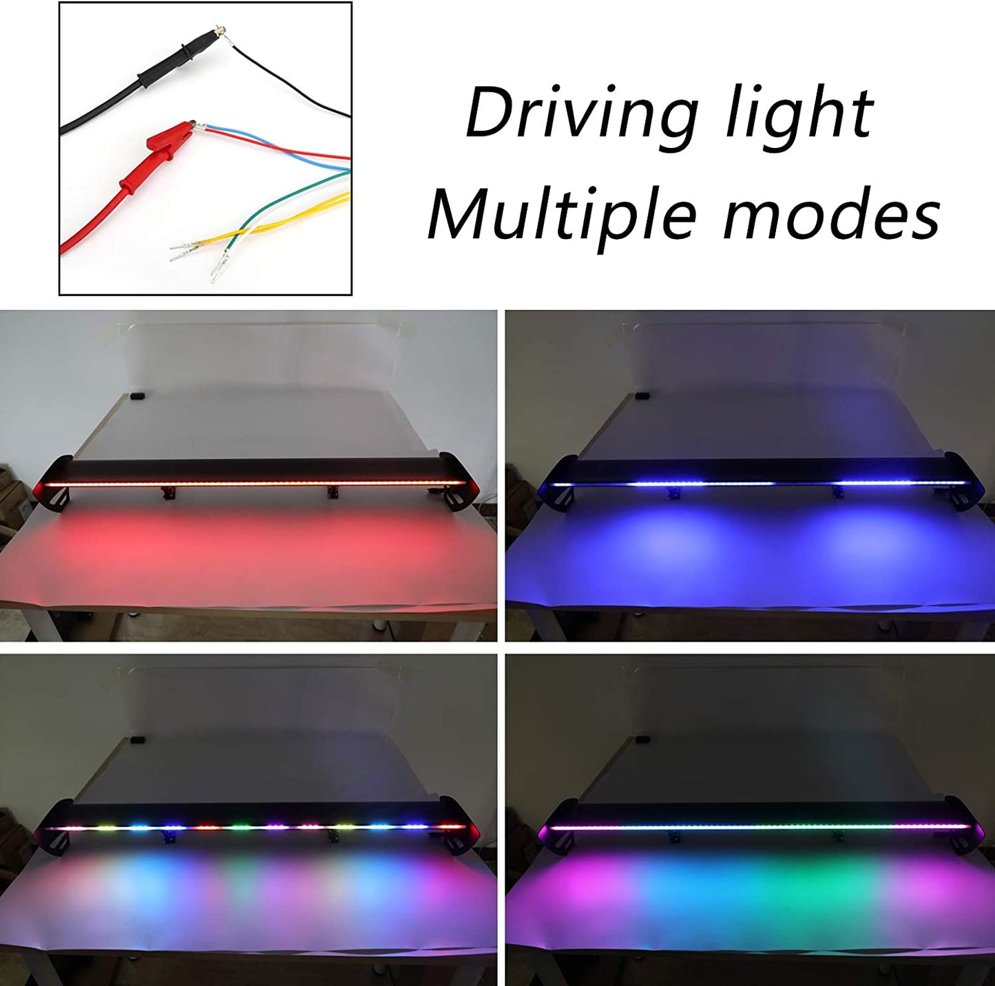 High Quality Universal LED Glossy Black Trunk Spoiler Body Kit for all Sedan Cars - ONECARWORLD