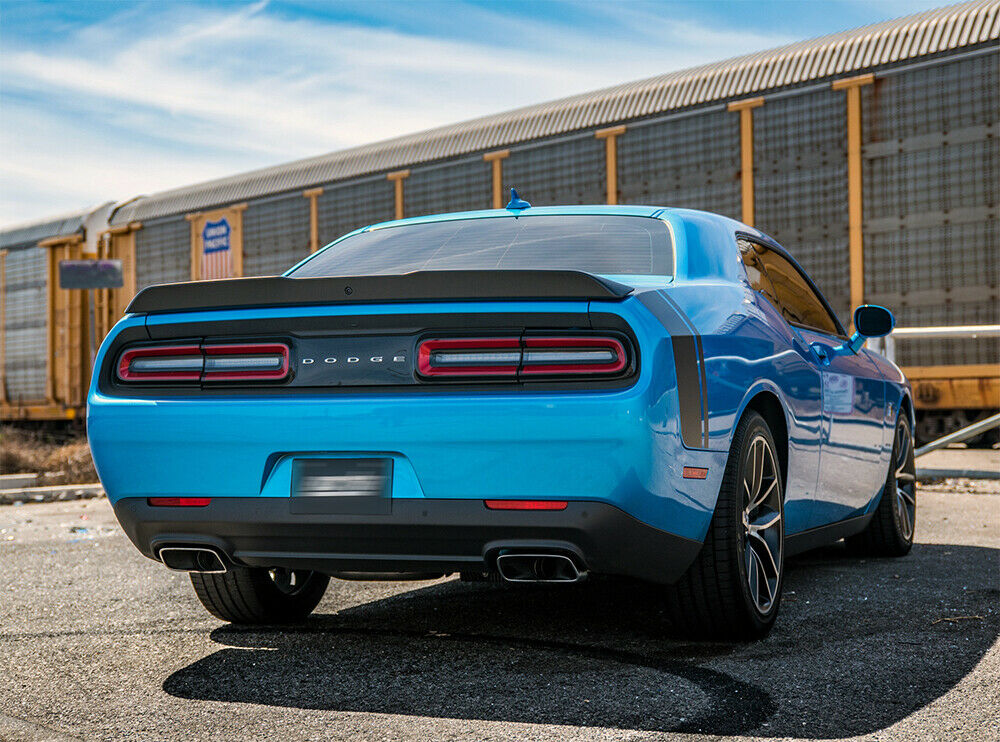 Dodge Challenger SRT Style Glossy Black ABS Rear Trunk Spoiler 2008-2022 - ONECARWORLD