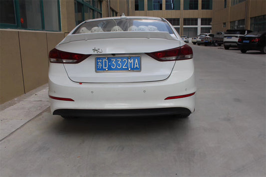 Hyundai Elantra 2016-2019 High Quality Glossy Black Trunk Spoiler Body Kit - ONECARWORLD