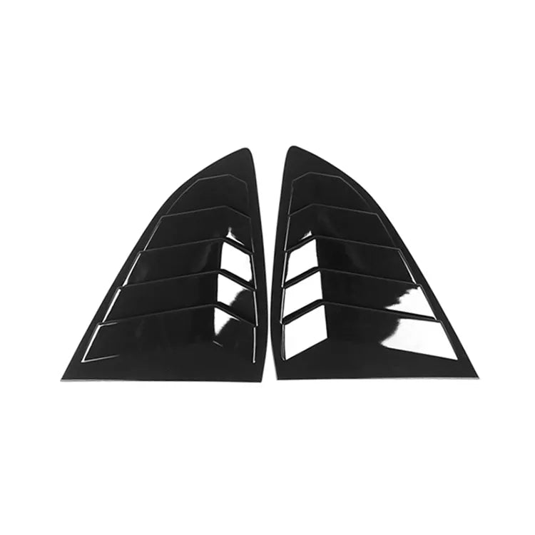 Side Vent Window Scoop Louver Cover Trim for HONDA CRV BREEZE 2017-2021 gloss black - ONECARWORLD