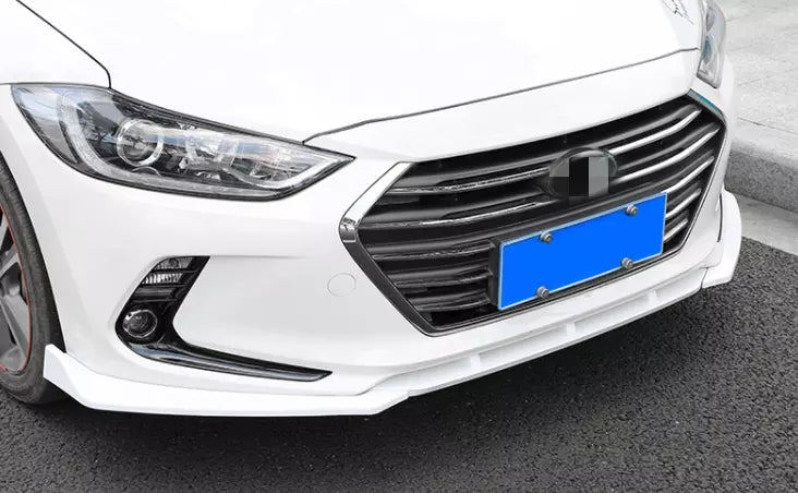 Front bumper lip Gloss black for Hyundai Elantra 2015-2018 - ONECARWORLD