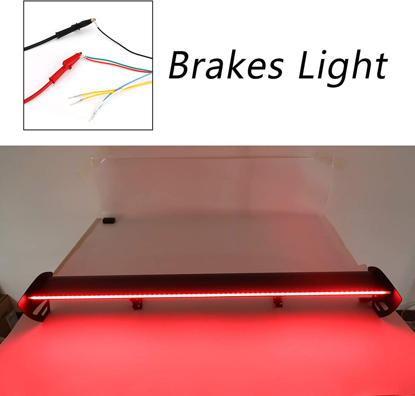 High Quality Universal LED Glossy Black Trunk Spoiler Body Kit for all Sedan Cars - ONECARWORLD