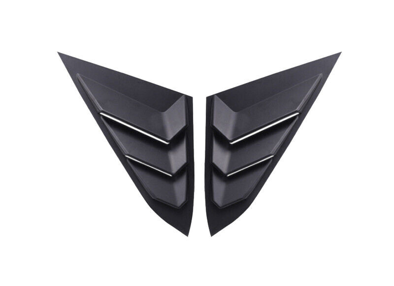 Malibu XL 2016-2021 gloss black Side Vent Window Scoop Louver Cover Trim - ONECARWORLD