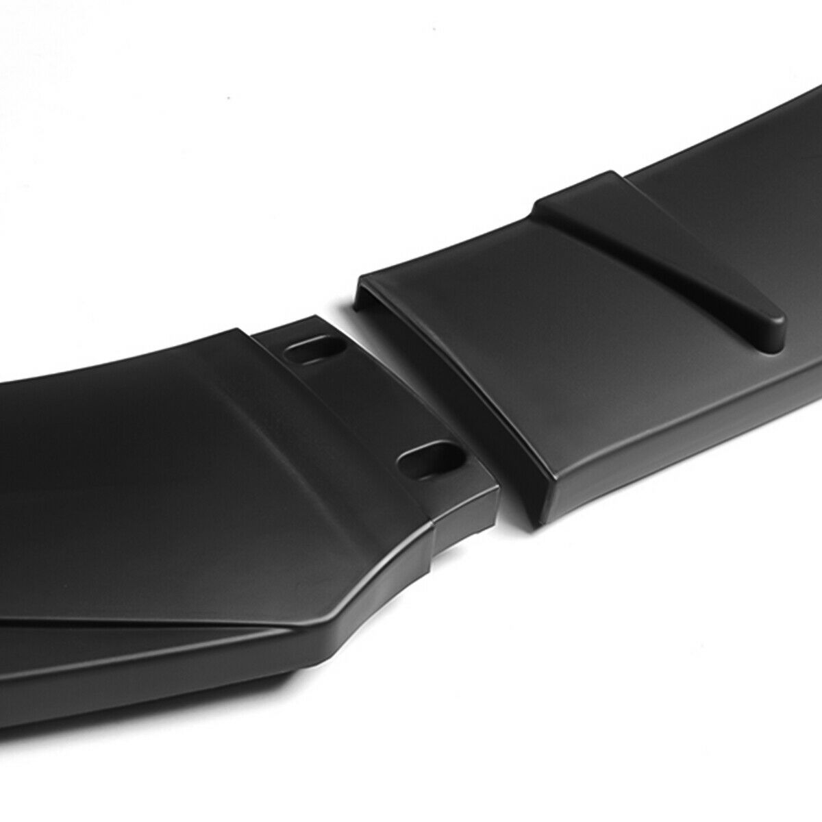 UNIVERSAL GLOSSY BLACK FRONT LOWER BUMPER SPLITTER SPOILER LIP BODY KIT - ONECARWORLD