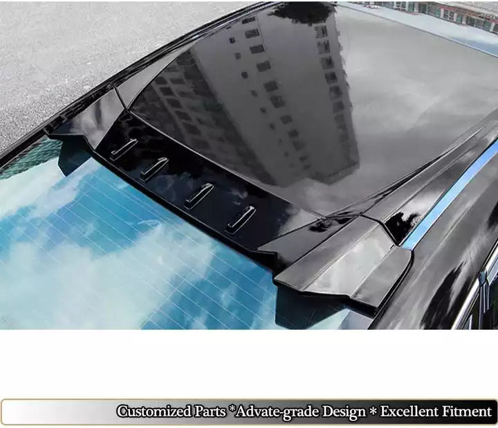 Rear Window Roof Spoiler Glossy Black R style Visor For 10th CIVIC 16-21 Sedan - ONECARWORLD