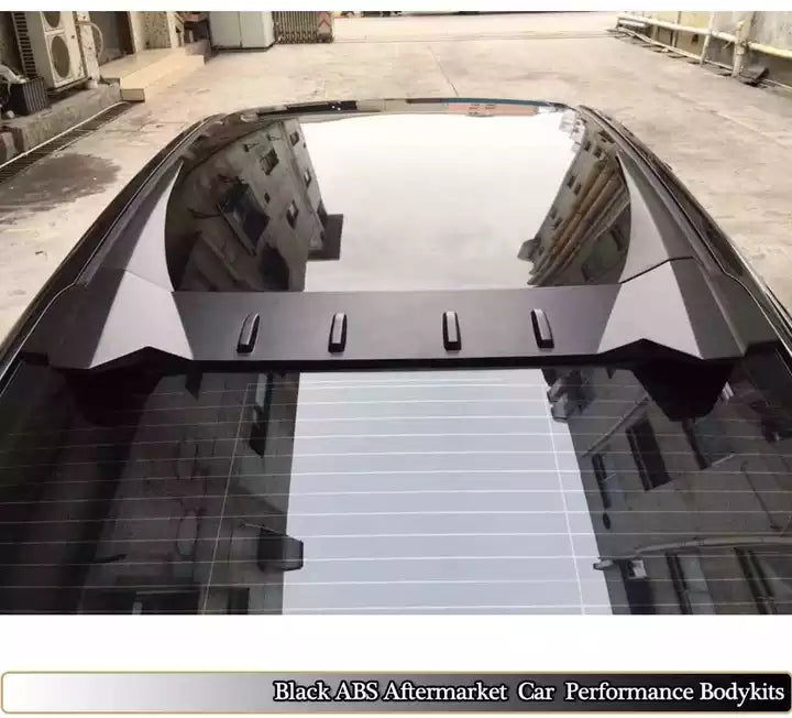 Rear Window Roof Spoiler Glossy Black R style Visor For 10th CIVIC 16-21 Sedan - ONECARWORLD