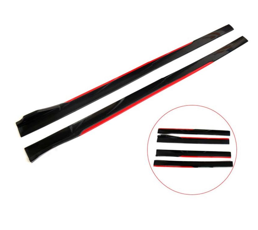 UNIVERSAL SIDE SKIRTS IN 6 COLORS MATCHING TO FRONT LIP - ONECARWORLD