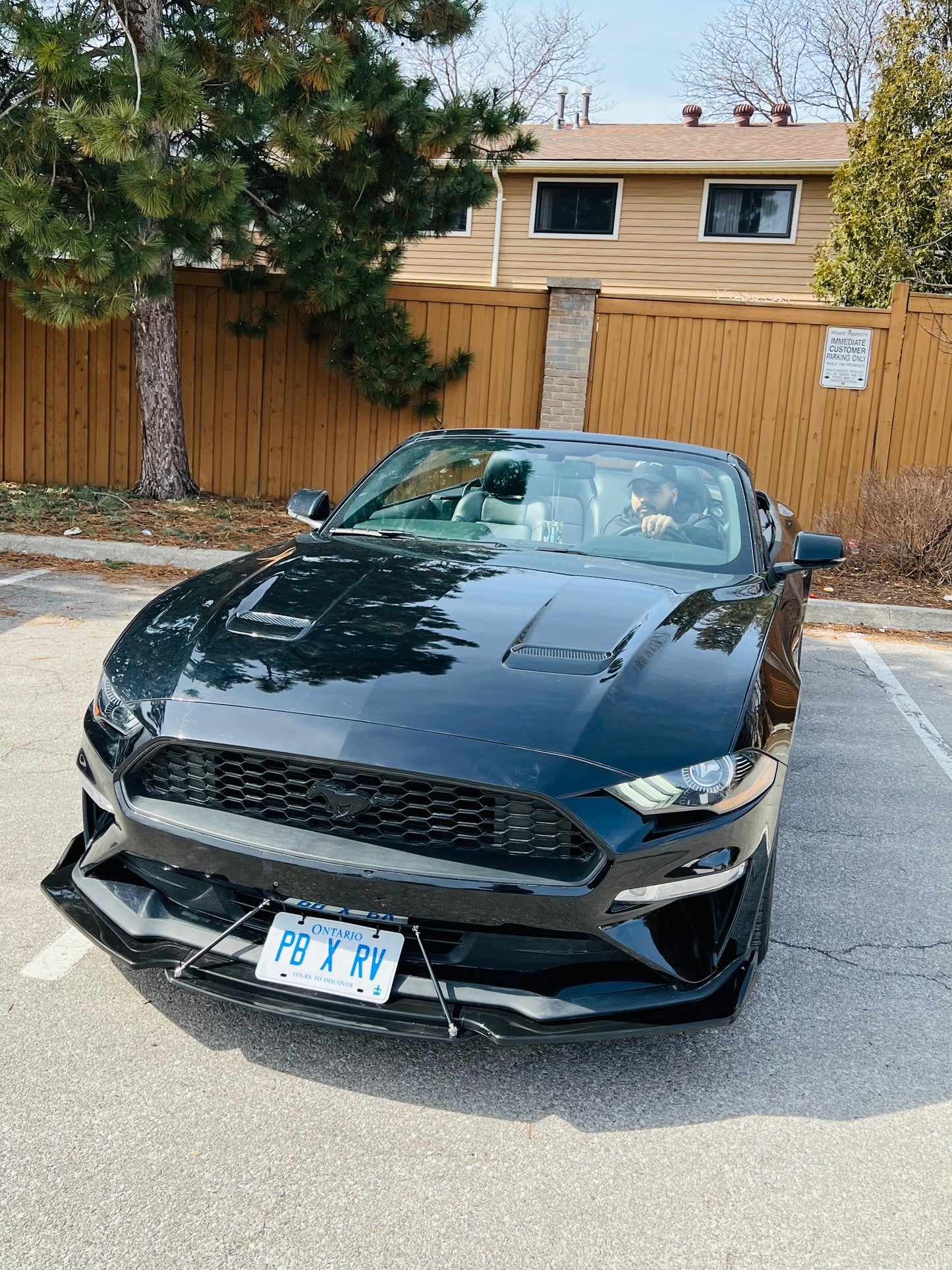 CARBON FIBER FRONT LIP WITH COLOR FOR ALL SEDAN CARS - ONECARWORLD