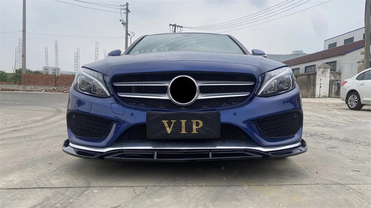 BENZ W205 SPORTS C180 C200 C250 C300 C400 C450 C43 C63 2015-2018 FRONT LIP - ONECARWORLD