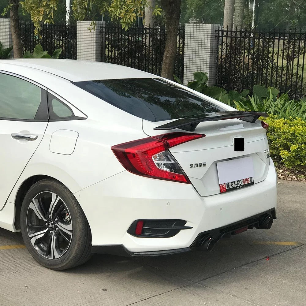 UNIVERSAL GLOSSY BLACK REAR TRUNK SPOILER WING FOR ALL SEDAN CARS - ONECARWORLD