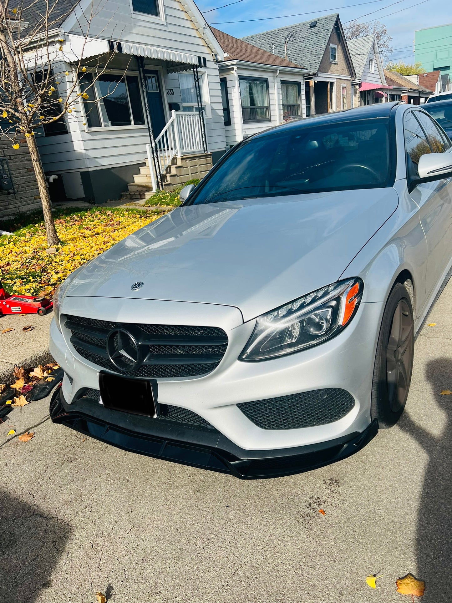 BENZ W205 SPORTS C180 C200 C250 C300 C400 C450 C43 C63 2015-2018 FRONT LIP - ONECARWORLD