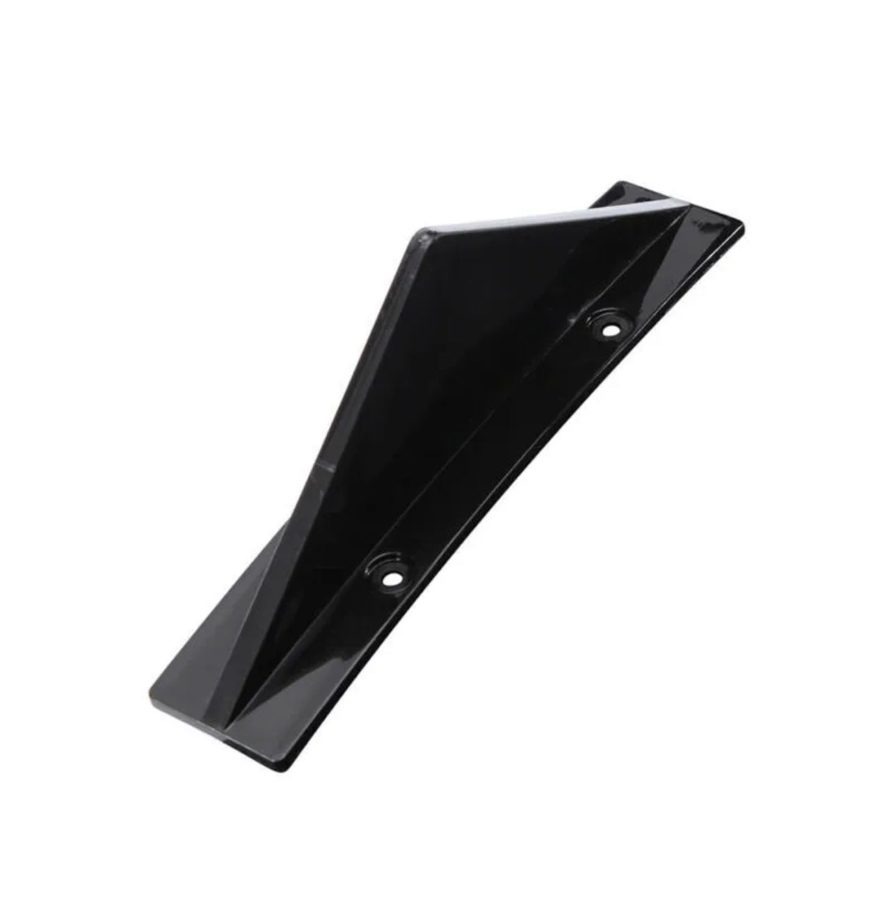 4Pcs Car Rear Bumper Diffuser Shark Fin Curved Spoiler Lip Wing Splitter ABS - ONECARWORLD