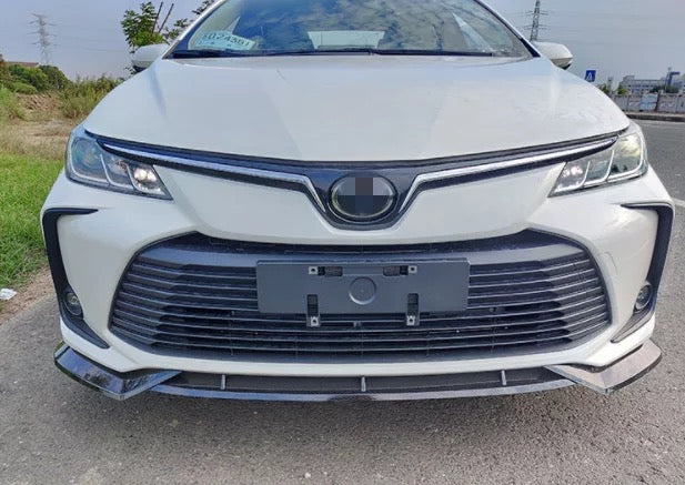 Corolla Front Lip Splitter 2019-2020 Gloss Black - ONECARWORLD