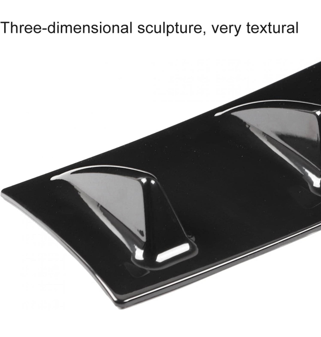 Universal Shark Fin Diffuser, Car Rear Bumper Chassis Shark Fin Spoiler Wing Lip Diffuser - ONECARWORLD