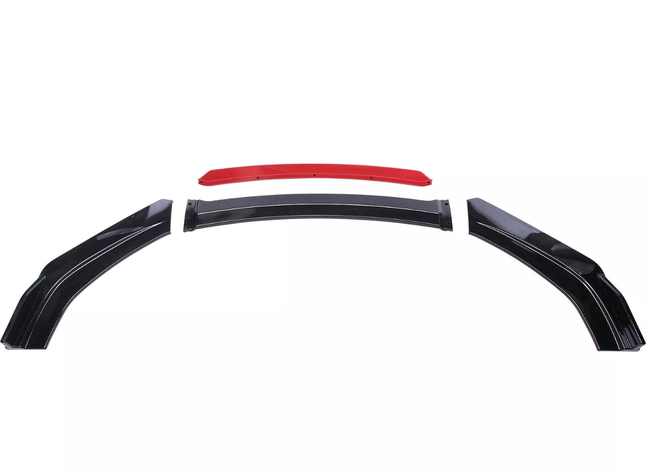 CARBON FIBER FRONT LIP WITH COLOR FOR ALL SEDAN CARS - ONECARWORLD