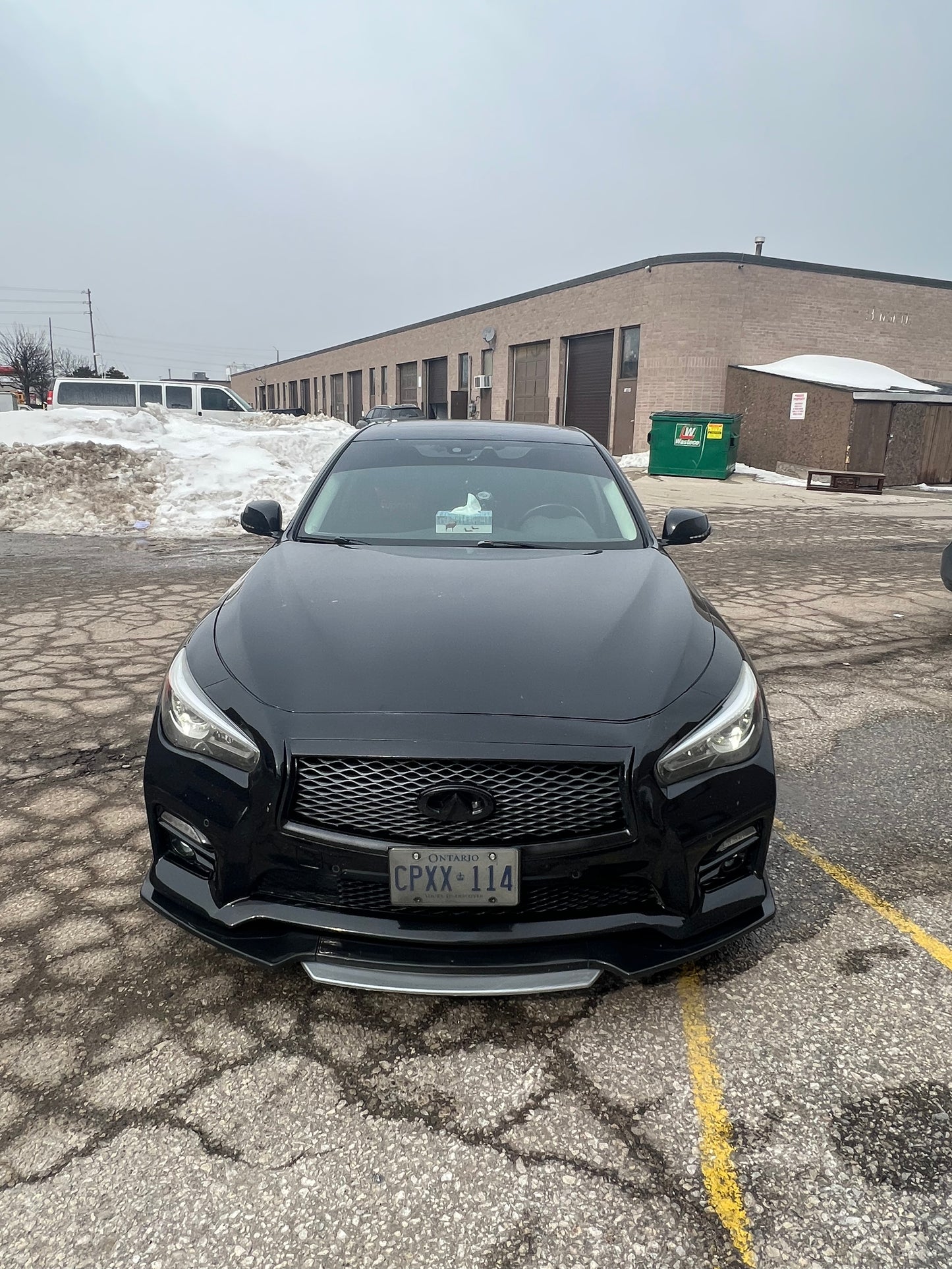 CARBON FIBER FRONT LIP WITH COLOR FOR ALL SEDAN CARS - ONECARWORLD