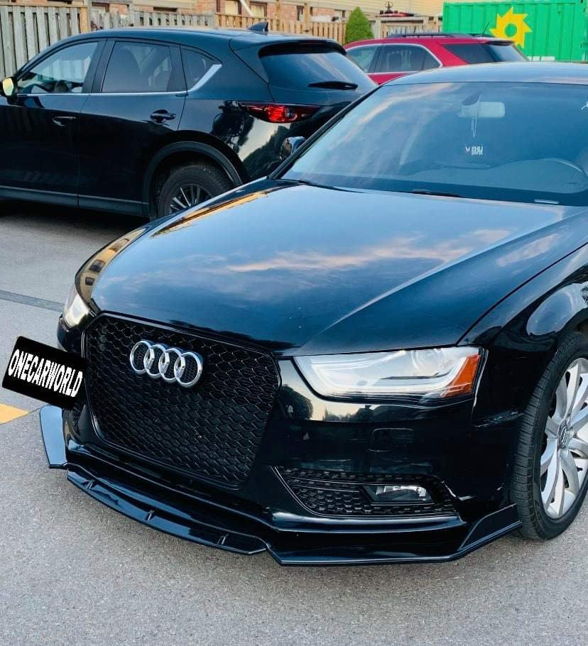 CARBON FIBER FRONT LIP WITH COLOR FOR ALL SEDAN CARS - ONECARWORLD