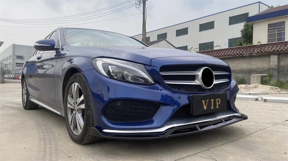 BENZ W205 SPORTS C180 C200 C250 C300 C400 C450 C43 C63 2015-2018 FRONT LIP - ONECARWORLD