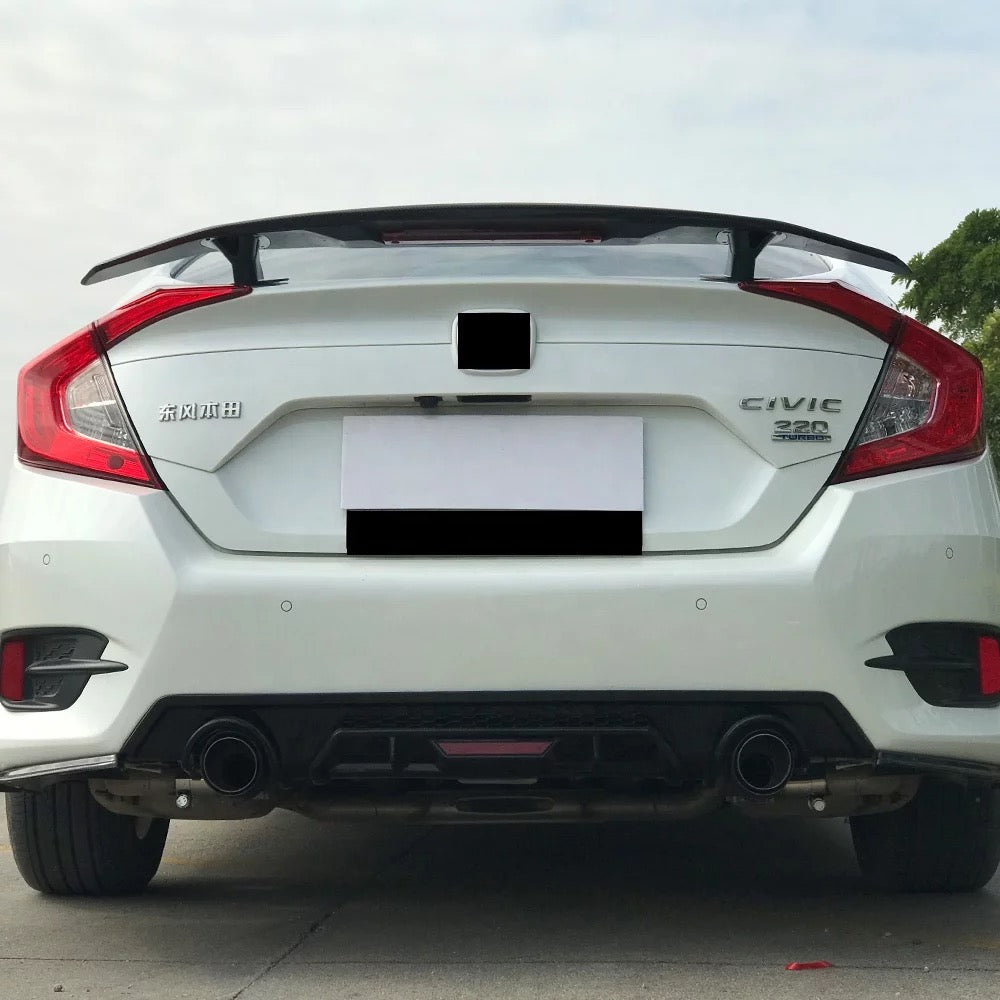 UNIVERSAL GLOSSY BLACK REAR TRUNK SPOILER WING FOR ALL SEDAN CARS - ONECARWORLD