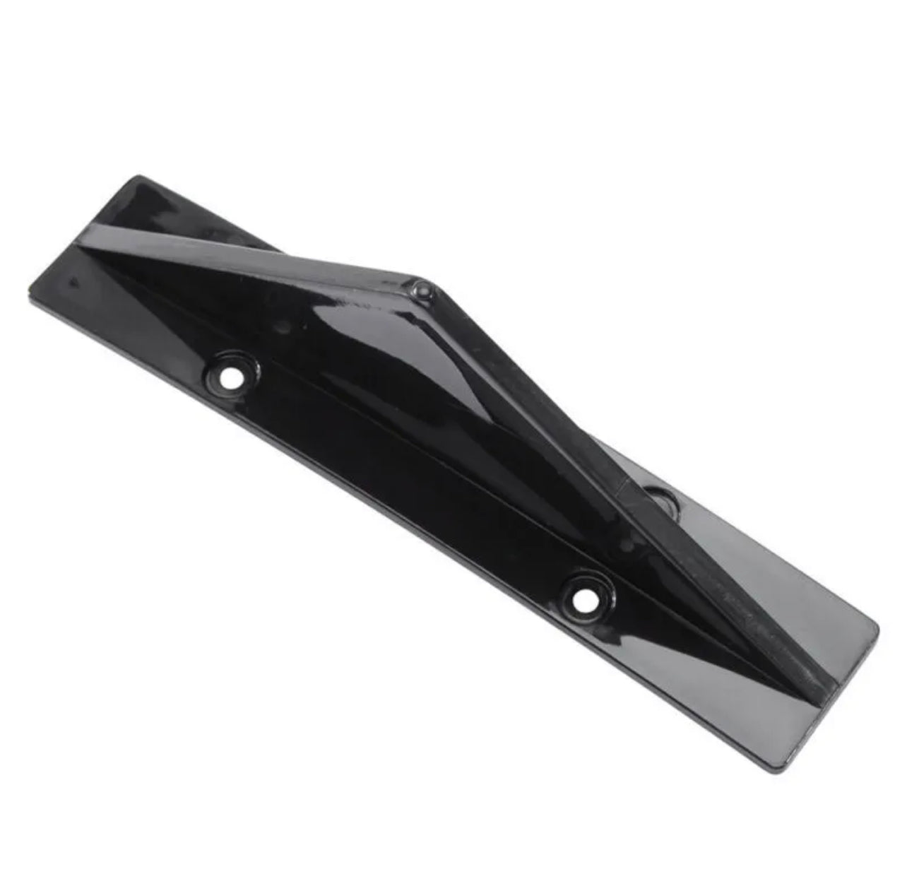 4Pcs Car Rear Bumper Diffuser Shark Fin Curved Spoiler Lip Wing Splitter ABS - ONECARWORLD