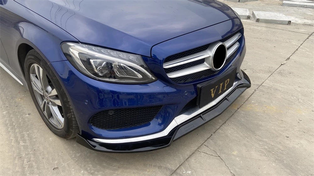 BENZ W205 SPORTS C180 C200 C250 C300 C400 C450 C43 C63 2015-2018 FRONT LIP - ONECARWORLD