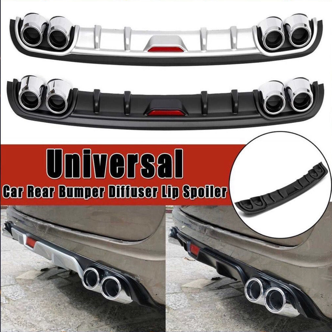 UNIVERSAL DIFFUSER FOR ALL SEDAN CARS - ONECARWORLD