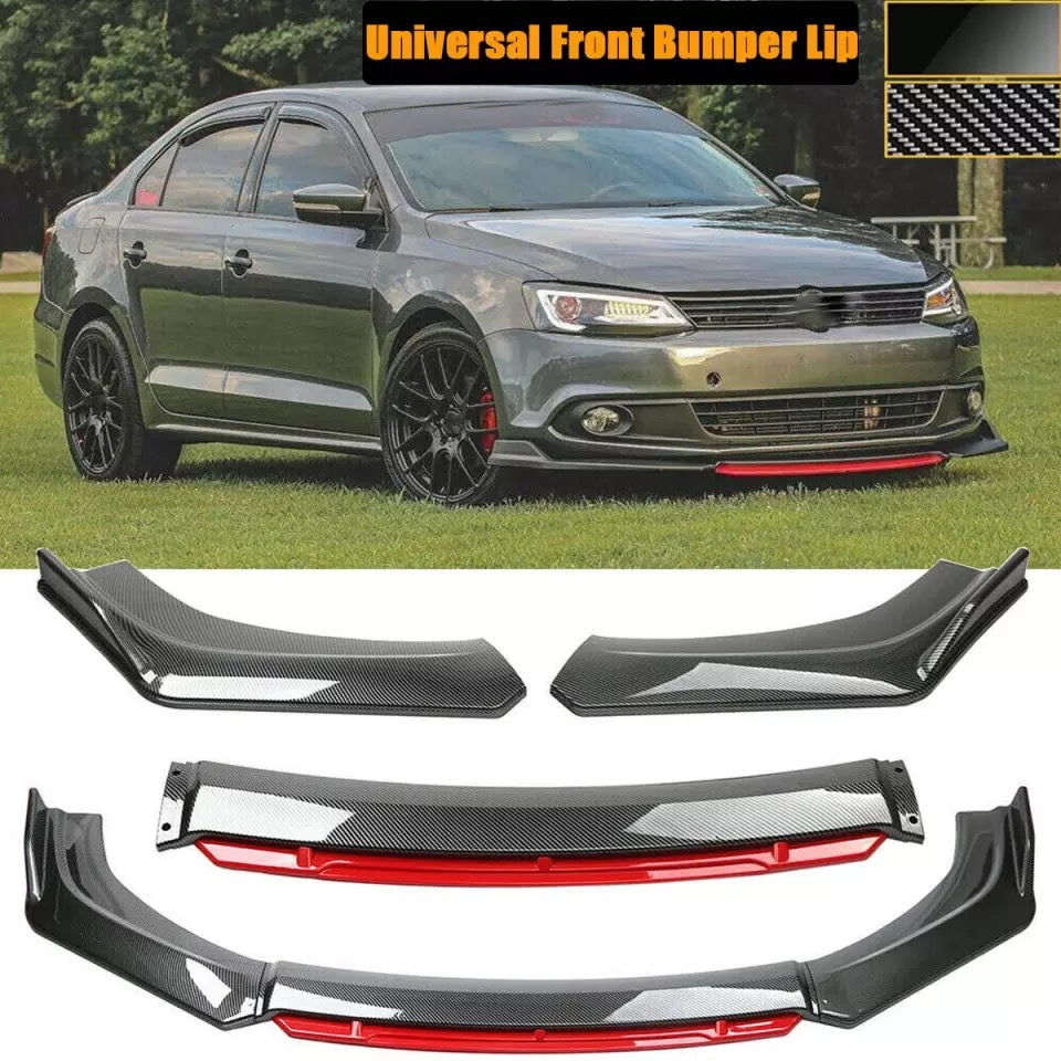 UNIVERSAL NEW FRONT LIP CARBON FIBER FOR ALL SEDAN CAR - ONECARWORLD