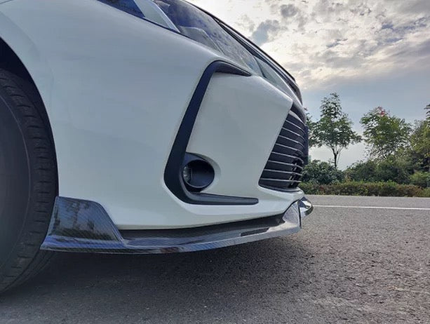 Corolla Front Lip Splitter 2019-2020 Gloss Black - ONECARWORLD