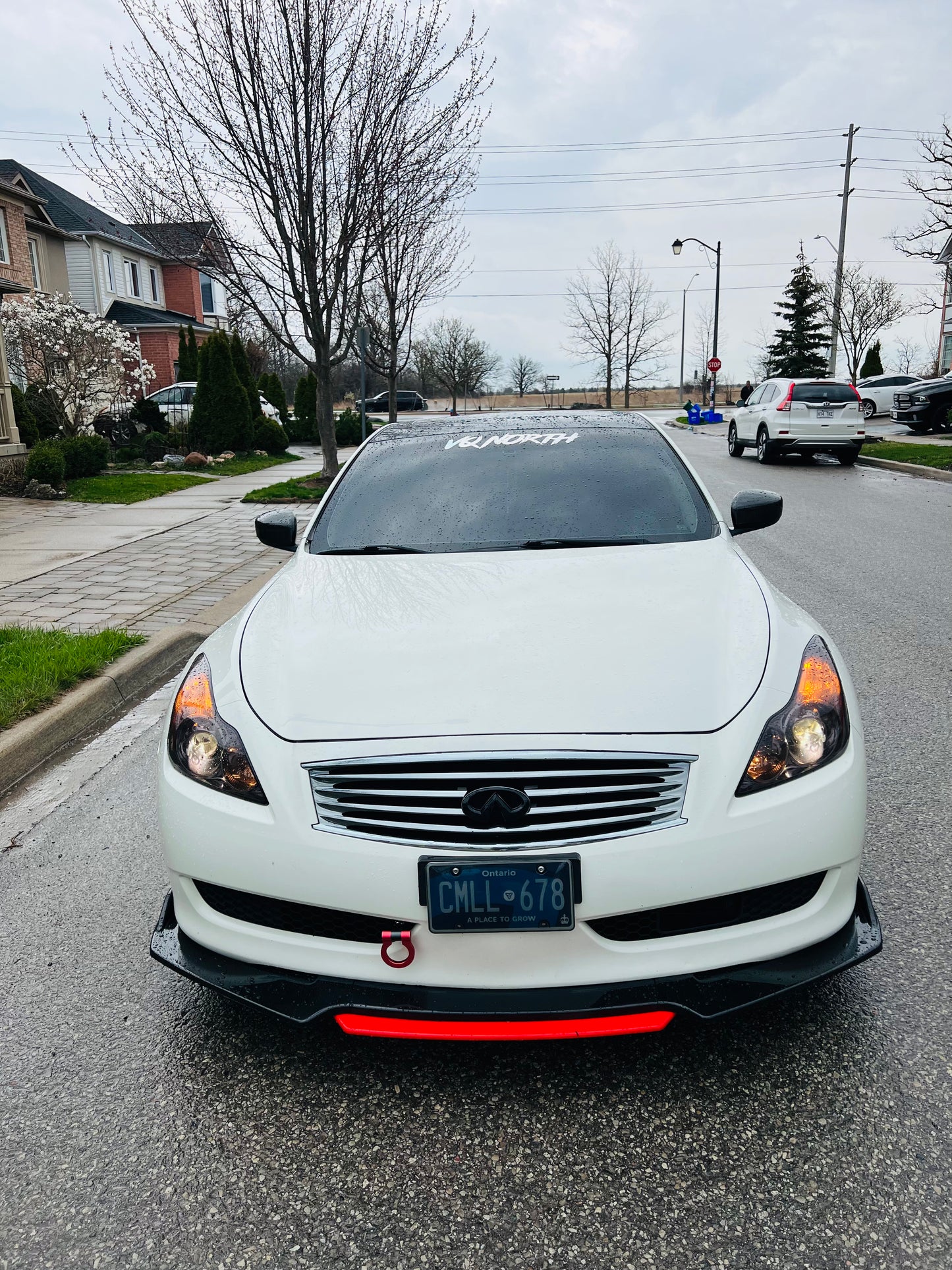 CARBON FIBER FRONT LIP WITH COLOR FOR ALL SEDAN CARS - ONECARWORLD