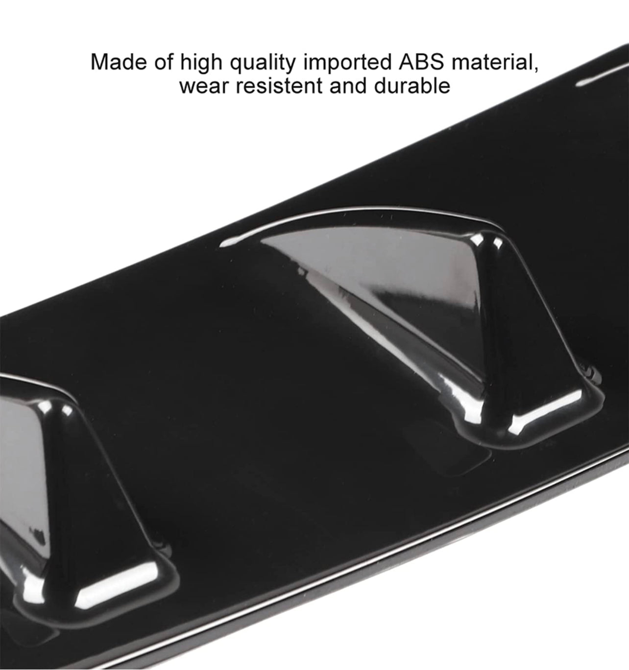 Universal Shark Fin Diffuser, Car Rear Bumper Chassis Shark Fin Spoiler Wing Lip Diffuser - ONECARWORLD