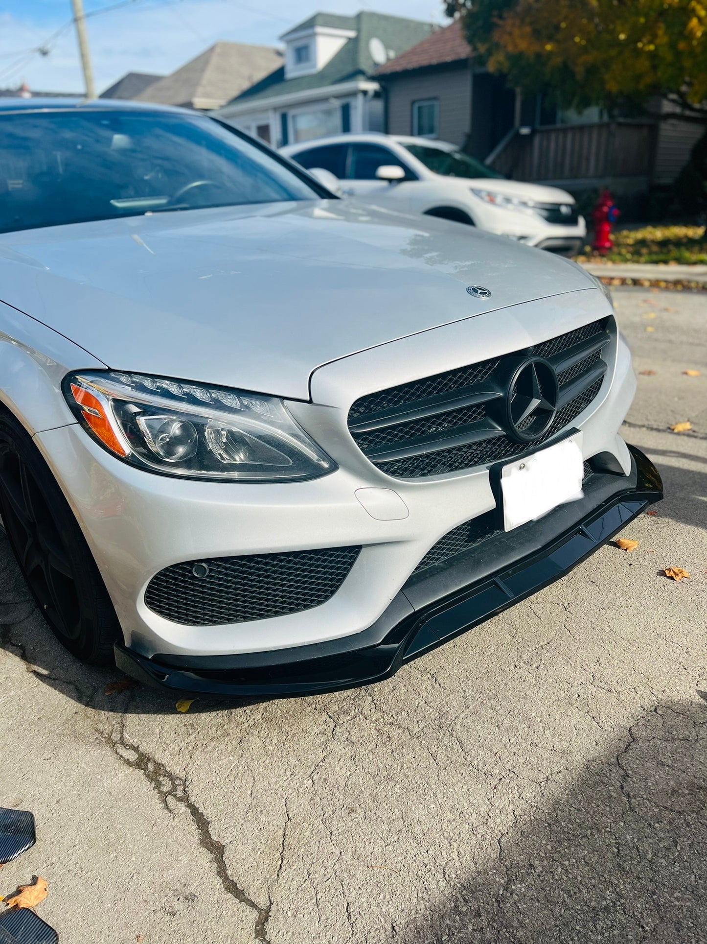BENZ W205 SPORTS C180 C200 C250 C300 C400 C450 C43 C63 2015-2018 FRONT LIP - ONECARWORLD