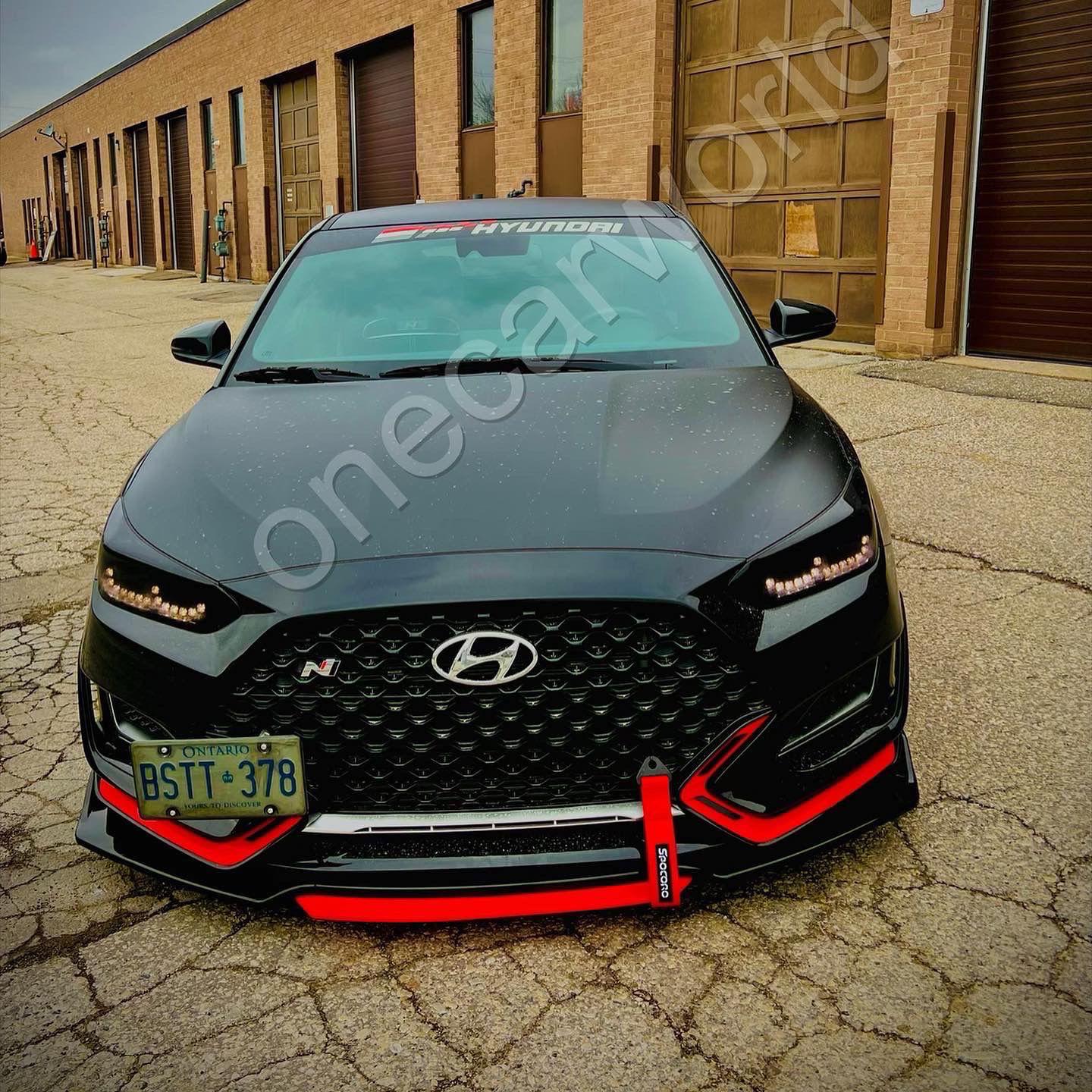 CARBON FIBER FRONT LIP WITH COLOR FOR ALL SEDAN CARS - ONECARWORLD
