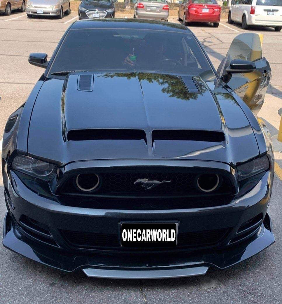 CARBON FIBER FRONT LIP WITH COLOR FOR ALL SEDAN CARS - ONECARWORLD