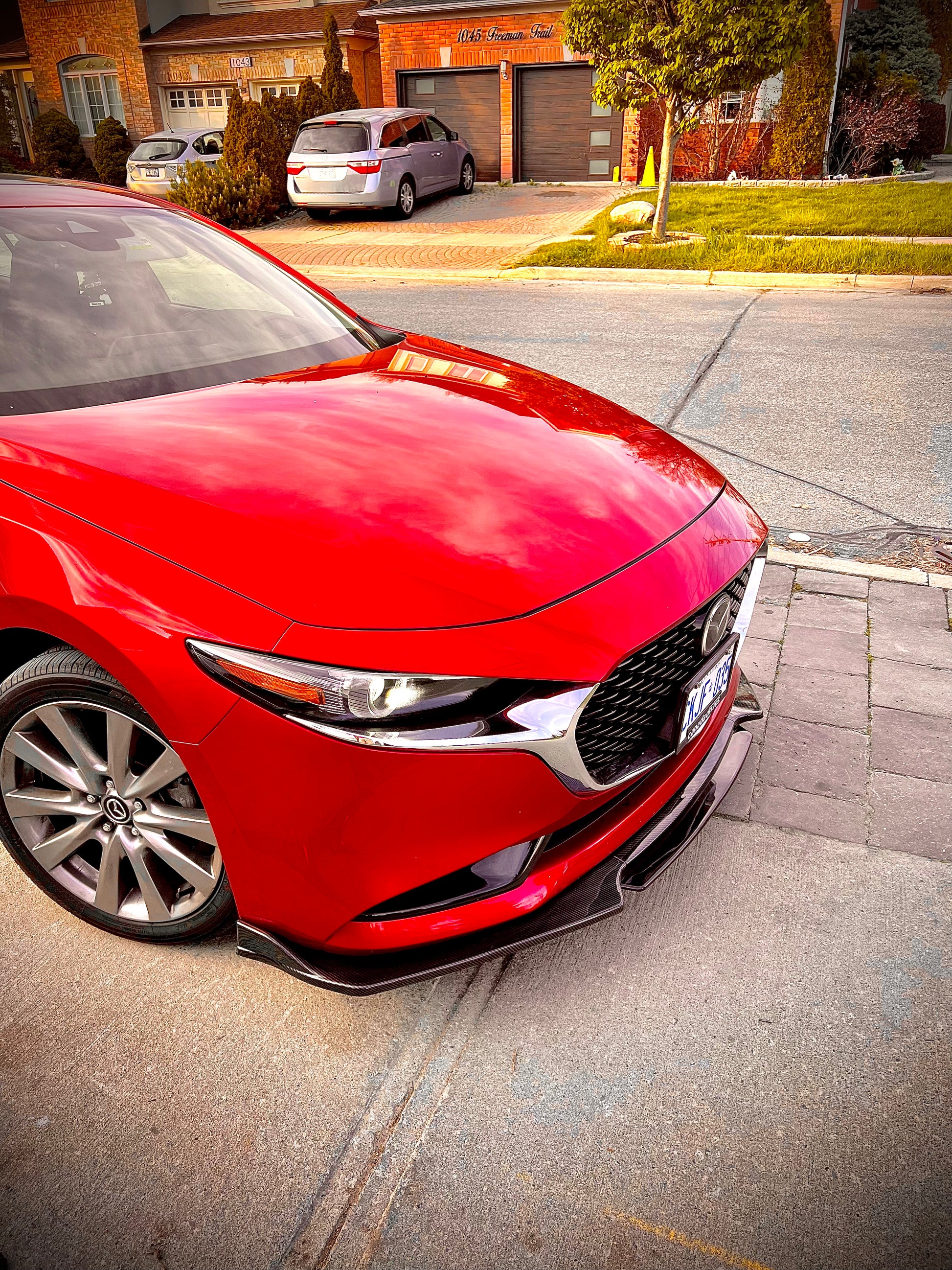 UNIVERSAL NEW FRONT LIP CARBON FIBER FOR ALL SEDAN CAR - ONECARWORLD